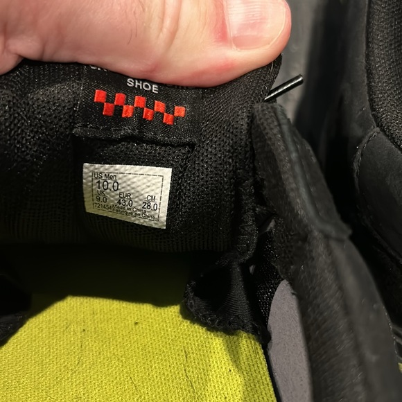 Vans Wayvee black/neon green size 10 rare - Picture 5 of 6